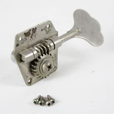 1957 1958 1959 Vintage Fender Precision/Jazz Bass Single Tuner Kluson Reverse Wind Pre-CBS USA ~Honest PATINA~ image 2