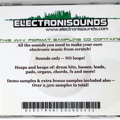 Electronisounds Poison Sounds CD-ROM CD-R Sample Library/Sound Library/Sampling CD 2005 imagen 3