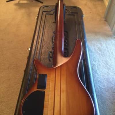 Ibanez SR 1005 EFM Prestige 2007 Dark Amber Burst image 2