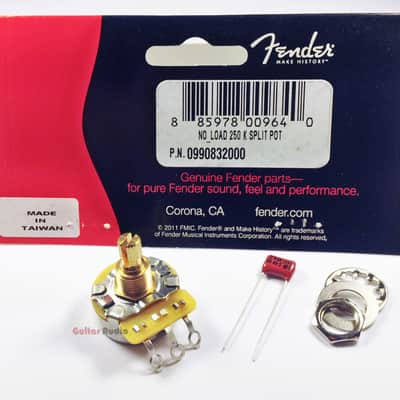 Genuine Fender 250K No Load Pot Split Shaft CTS Volume/Tone Knob Potentiometer image 7