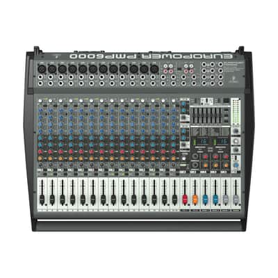 Behringer Europower PMP6000 1600-Watt 20-Channel Powered Mixer with Multi-FX Processor and FBQ Feedback Detection System image 5