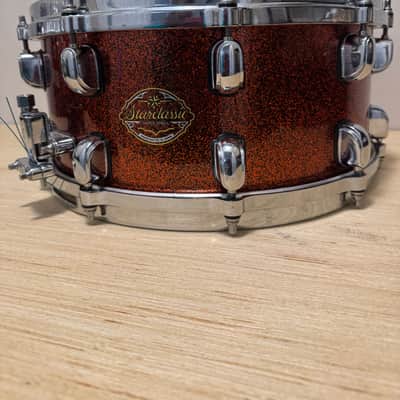 TAMA STARCLASSIC JAPAN (ORANGE SPARKLE) 14X6.5 SNARE DRUM starclassic image 3