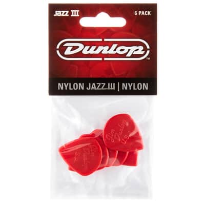 Dunlop Nylon Jazz III rot (6Stck) image 3