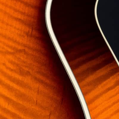 Santa Cruz F-42 Cutaway Custom Flamed Maple and European Spruce with Full Body Sunburst NEW image 20