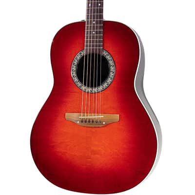1996 Ovation 1711 Standard Balladeer Cherry Burst image 1
