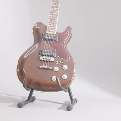 Mosrite of California  Blues Bender 1970 Brown image 5