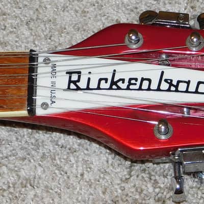 Rickenbacker 370/12 Semi-Hollow 12 String Electric Guitar Ruby Red 1985 image 9