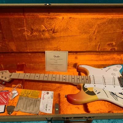 Crash 1 Eric Clapton Fender Stratocaster guitar 2021 - Hand Painted Strat vintage design non standard made in USA one image 2