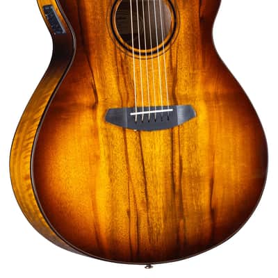 Breedlove Pursuit Exotic S Concerto CE Myrtlewood Acoustic Electric Guitar PSC04CEMYMY - Tiger's Eye image 5