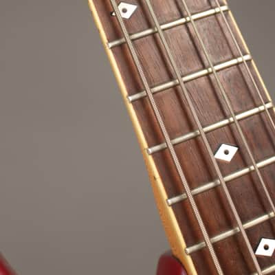Kramer Forum IV 4 String Bass Japan 1980's Magenta image 12