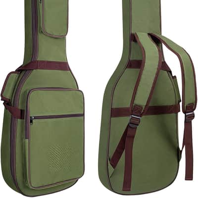 Electric Guitar Bag Electric Guitar Case Reinforced 0.45 In Thick Sponge Soft Padded Guitar Case with 4 Pockets Electric Guitar Gig Bag, Neck Cradle,Back Hanger Loop for 39 Electric Guitars image 1