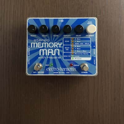 Electro-Harmonix Stereo Memory Man With Hazarai Digital Delay / Looper 2007 - Present - Blue image 2