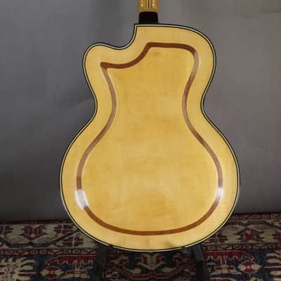Geaka Masterbuilt Archtop 1950s Made in Germany w PU - Blonde  w/video image 22