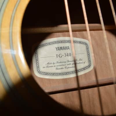 Yamaha FG-340 Jumbo Dreadnought-AS IS image 3