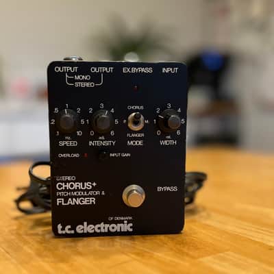 TC Electronic Stereo Chorus + Pitch Modulator & Flanger 1991 - 2016 - Black image 1
