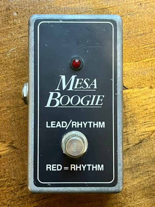 Mesa Boogie Mark IIB Channel Switching Footswitch 1980's - Silver / Black image 1