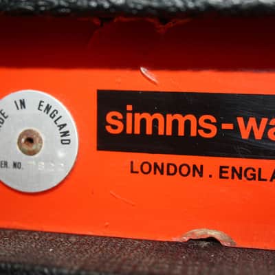Vintage 1970s Simms Watts PA200 'Super' KT88 Valve Guitar Amplifier Amp SERVICED image 3