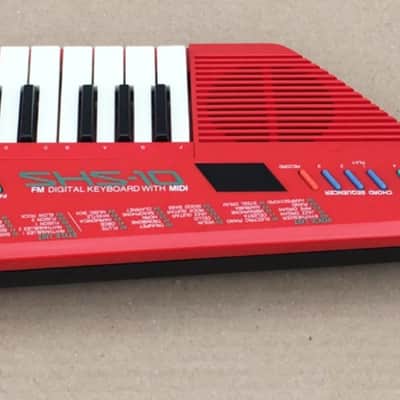 Yamaha SHS-10R Vintage Keytar FM Synthesizer Keyboard + Accessories image 5