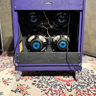 1983 Fender Concert 2-Channel 60-Watt 4x10" Guitar Combo USA - Purple Tolex w/ Footswitch image 3