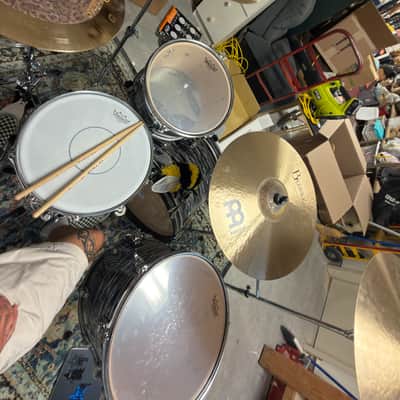Ludwig Classic Maple Fab 3 Shell Pack with Snare - Black Oyster (LIKE NEW) image 4
