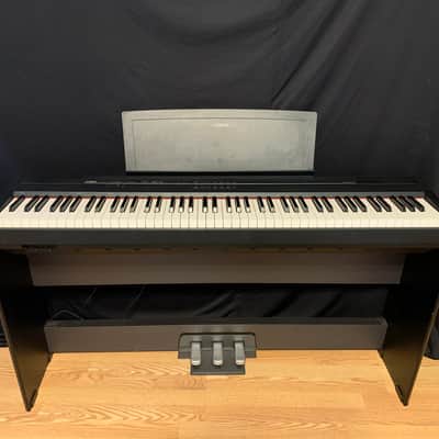 Yamaha P-105 88-Key Weighted Keyboard Digital Piano w/ Stand and Pedals image 1