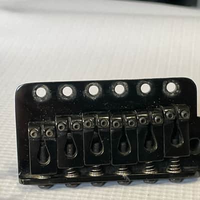 1980's Charvel Jackson Model 1 Black Gotoh G105 6 Post Tremolo Bridge image 5