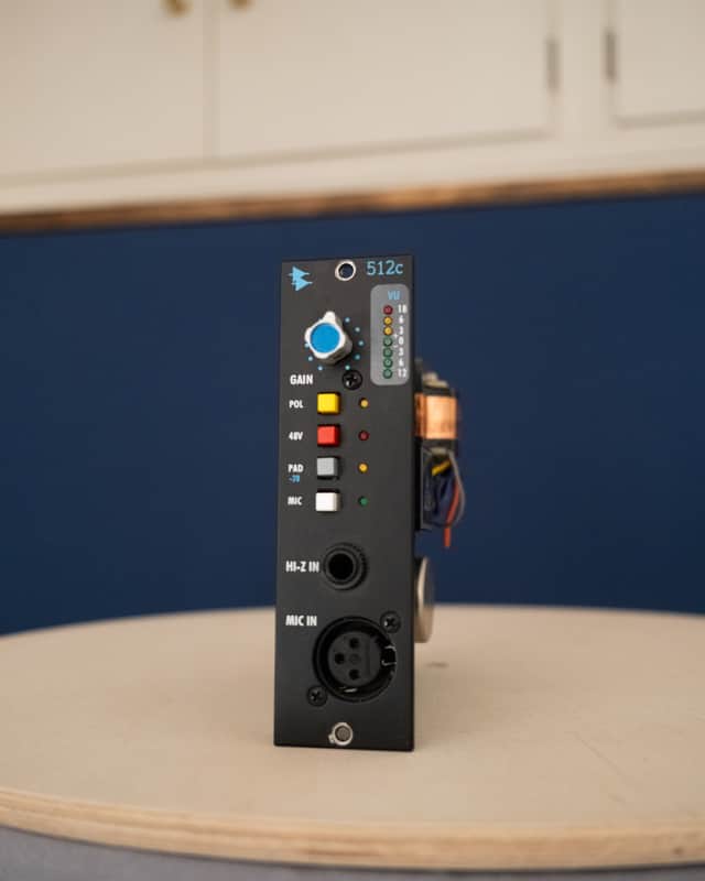 API 512c 500 Series Mic Preamp Module 2000 - Present - Black image 1