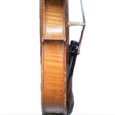 Old French violin Maggini model Late 19th century  - Golden oil varnish image 3