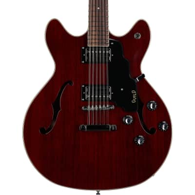 Guild Starfire I Electric Guitar, 12-String, Cherry Red image 1