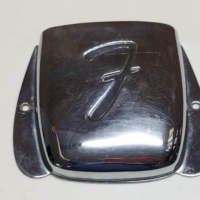1960s Fender Jazz Bass Bridge Cover - 100% Genuine Vintage image 1