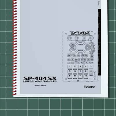 Roland SP-404 SX — Owners Manual User Guide Instructions — 54 Pages — USA Made image 1