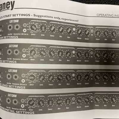 Laney LX120H guitar amp head 120W image 9
