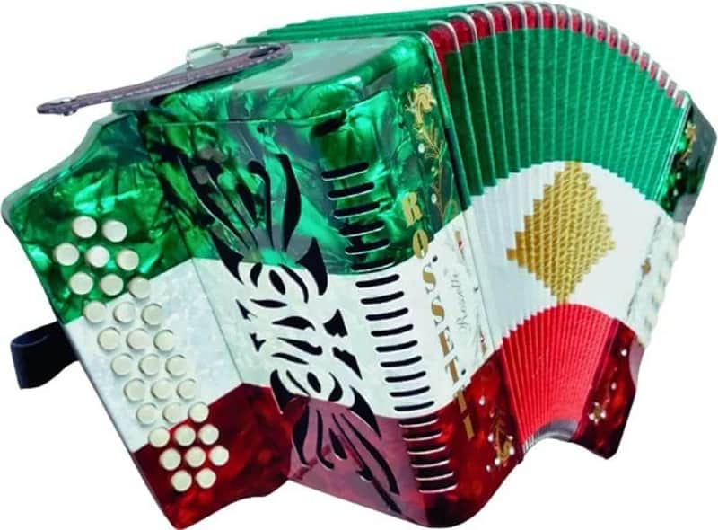 Rossetti 3 Row, 31 treble, 12 bass Diatonic button accordion image 1