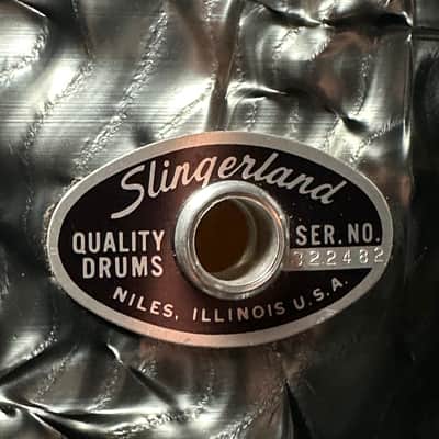Slingerland Black Diamond Pearl (1970s) Vintage Drum Set image 9