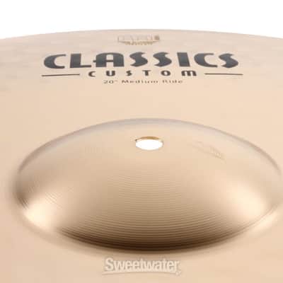 Meinl Cymbals 20 inch Classics Custom Medium Ride Cymbal (CC20MR-Bd1) image 3