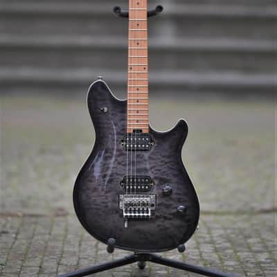 EVH Wolfgang WG Special QM, Baked Maple Fingerboard- Charcoal Burst image 3