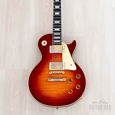 1985 Greco Mint Collection EG59-240 Burst Standard Carved Top w/ Dry Humbuckers & Case, Japan Fujigen image 2
