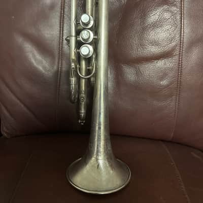 Pan American/Conn Model 58A Bb Cornet SN 135651 (Silver plated) image 2