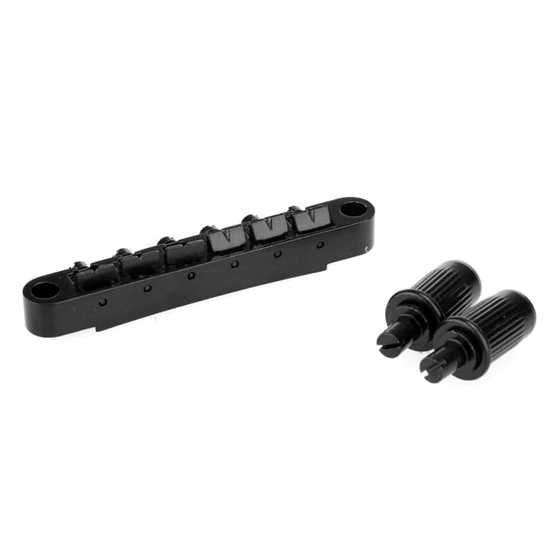 Brio Tune-O-Matic Bridge Les Paul  Black image 1