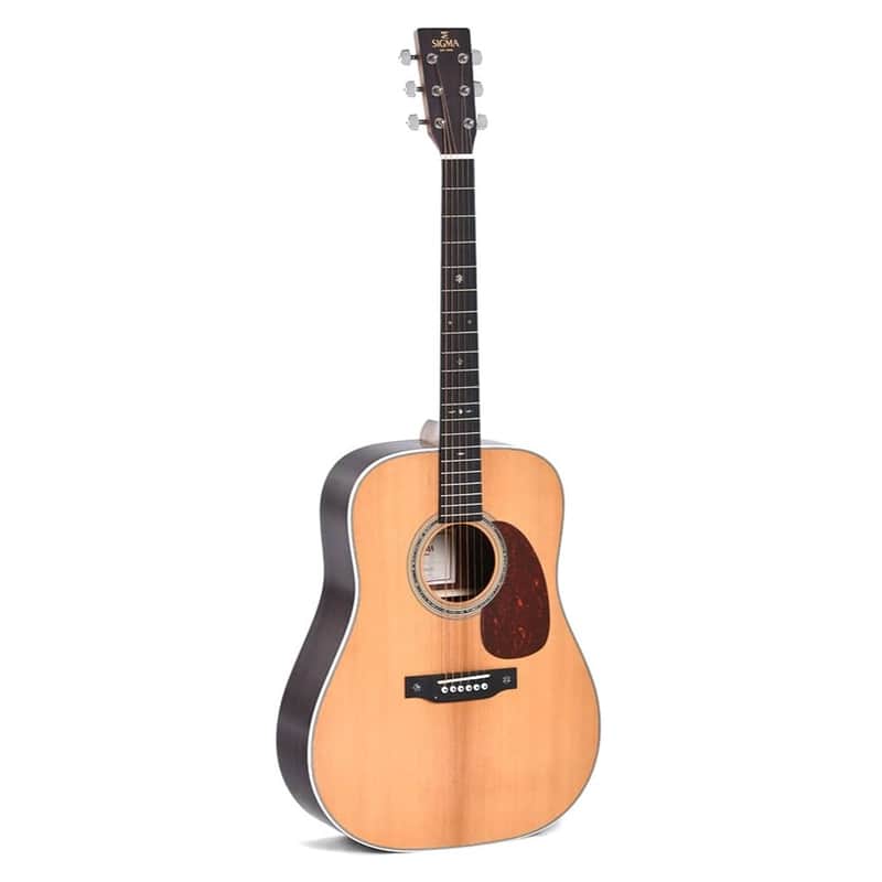Sigma DT-1 Dreadnought - Micarta Fingerboard, Natural image 1