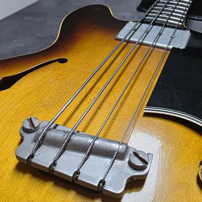 1964 Gibson EB-2 Sunburst EB2 American Vintage 60s 1960's Natural Aged Relic Kalamazoo USA Bass Guitar image 12