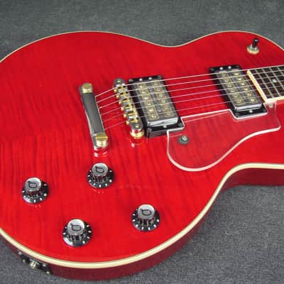 DeArmond M-72 Bluesbird Trans Red Finish Electric Guitar USA Pickups image 3