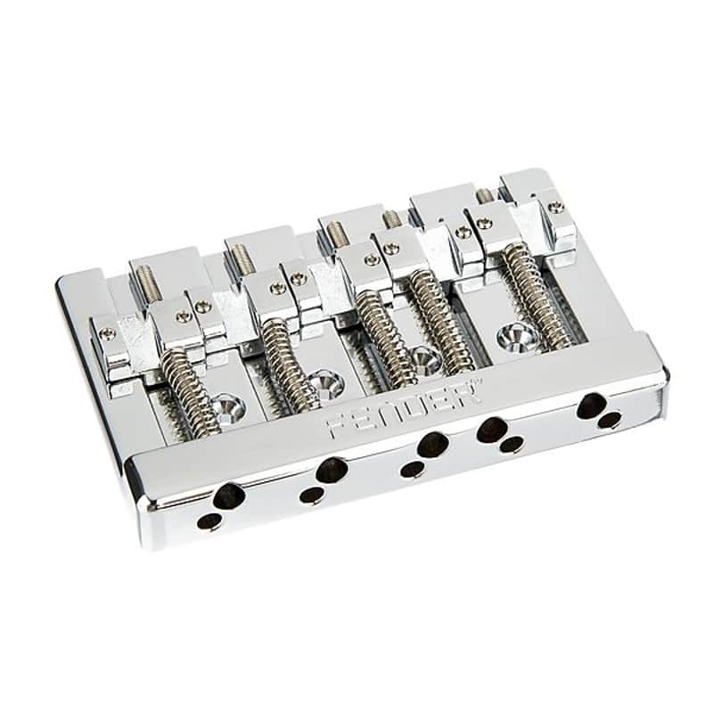 Fender 099-4410-000 5-String Bass HiMass Narrow Bridge Assembly with Brass Saddles image 2