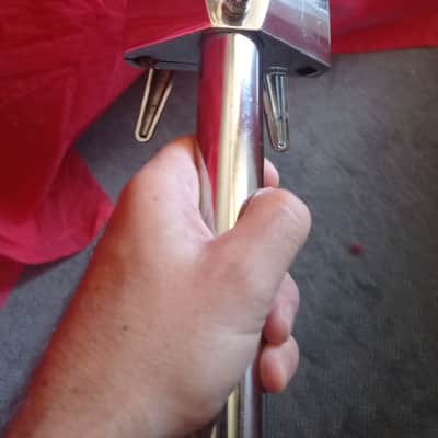 Vintage 1980s Sonor Z5513b Deluxe Double Tom Holder T-Part (Phonic / Signature Era) - 29.2mm Down Tube image 8