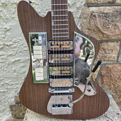 Teisco SD4L 1963-1964 refretted gold foil pickups Tiesco SS4L image 1