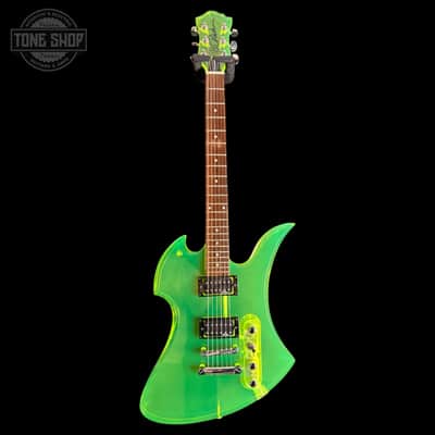 Used BC Rich Mockingbird Trans Green Acrylic w/case TSS7192 image 2