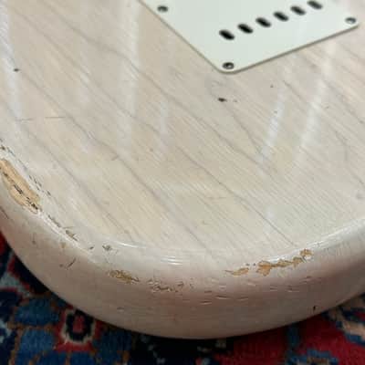 Fender Custom Shop '57 Relic Stratocaster 2022 Aged White Blonde image 15