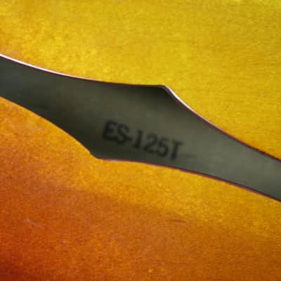 1965 Gibson ES-125T Vintage Archtop Electric Guitar Original Cherry Sunburst! image 5