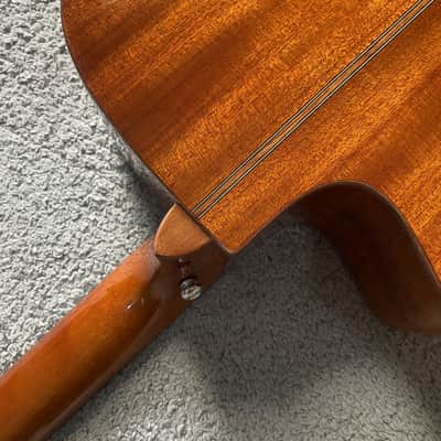 Sunburst 41 Inch Acoustic Guitar, Spruce Mahogany Body, Abalone Inlay Binding, Rosewood Fingerboard Neck image 5