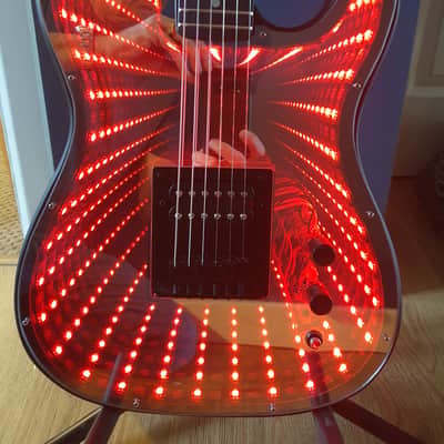 Harley Benton LED Infinity Mirror Electric Guitar 2023 - Custom image 2